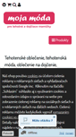 Mobile Screenshot of mojamoda.sk
